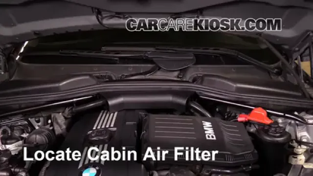 2008 BMW 535xi 3.0L 6 Cyl. Turbo Sedan Air Filter (Cabin) Replace
